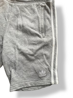 Rubynee Vintage y2k ADIDAS ORIGINALS CLOTHING 3 Stripe Grey Sweat Shorts