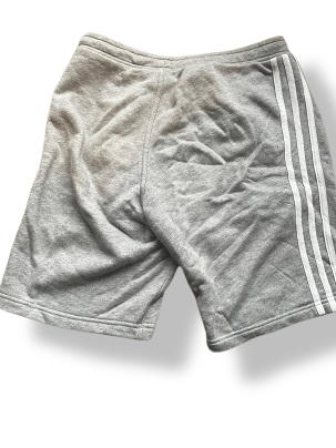 Rubynee Vintage y2k ADIDAS ORIGINALS CLOTHING 3 Stripe Grey Sweat Shorts