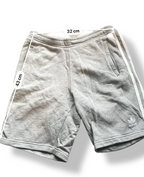 Rubynee Vintage y2k ADIDAS ORIGINALS CLOTHING 3 Stripe Grey Sweat Shorts