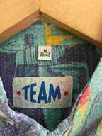 Vintage Team Multi abstract pattern mens medium shirt
