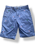 Rubynee Vintage y2k Brooks Brothers blue embroidery short