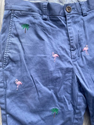 Rubynee Vintage y2k Brooks Brothers blue embroidery short
