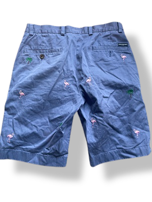 Rubynee Vintage y2k Brooks Brothers blue embroidery short