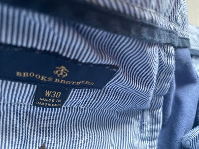 Rubynee Vintage y2k Brooks Brothers blue embroidery short