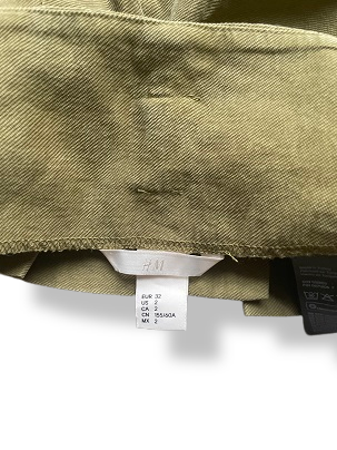 Rubynee Vintage y2k H&M originals 1940s british military khaki drill shorts