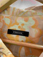 Vintage Einhorn yellow abstract large mens shirt