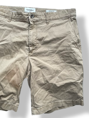 Rubynee Vintage y2k Goodiellow cream chinos mens short
