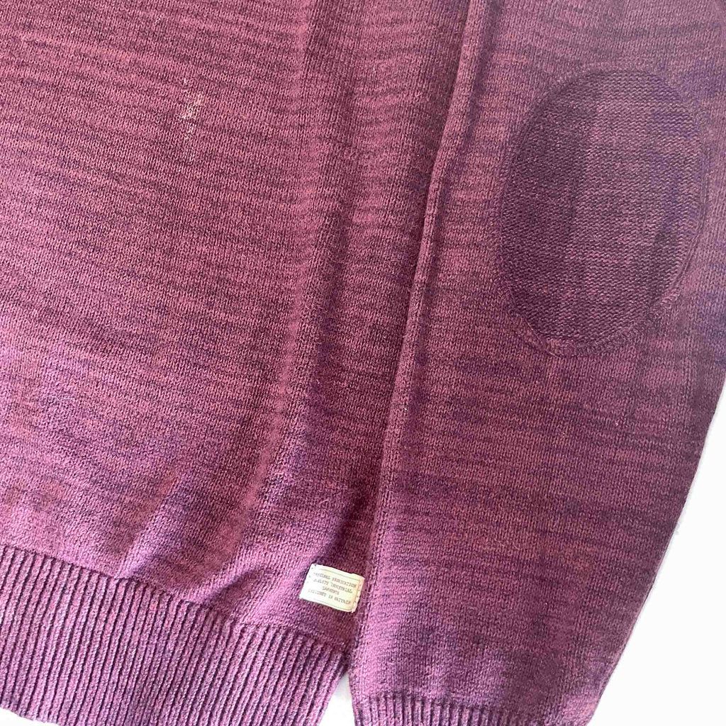 Vintage men Northcoast Maroon red crew neck sweatshirt in M|L29 W19|SKU 6407