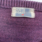 Vintage men Northcoast Maroon red crew neck sweatshirt in M|L29 W19|SKU 6407