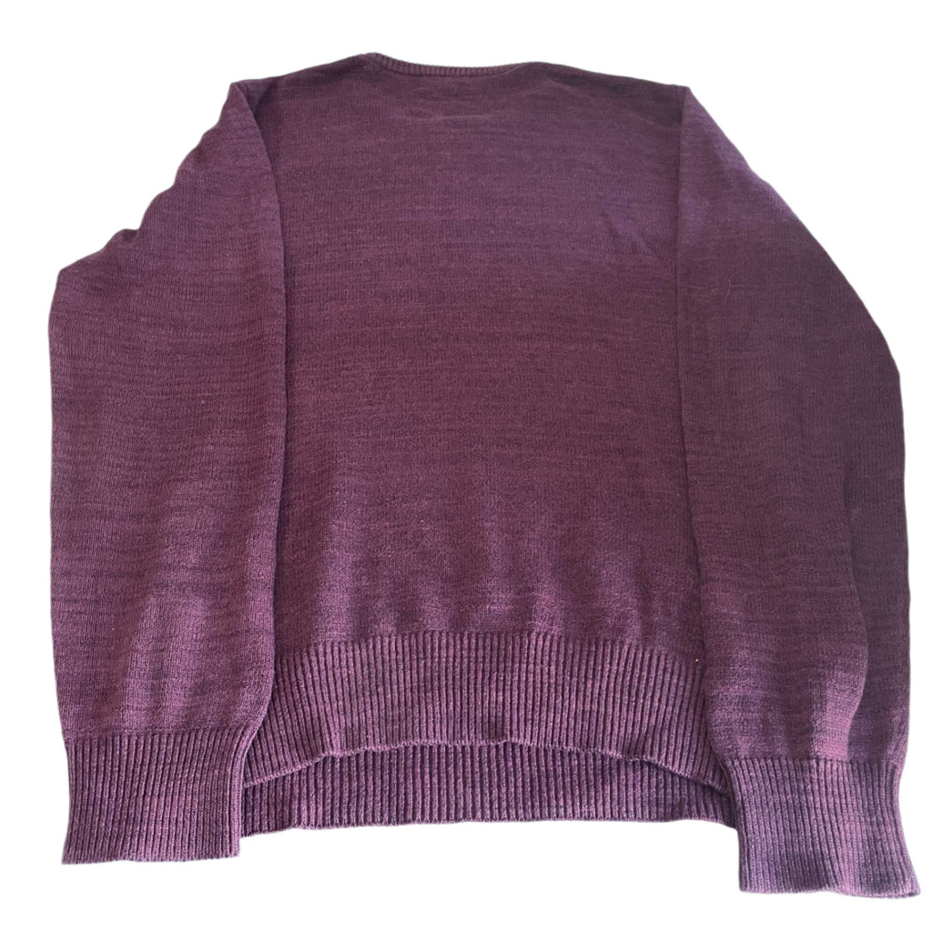 Vintage men Northcoast Maroon red crew neck sweatshirt in M|L29 W19|SKU 6407