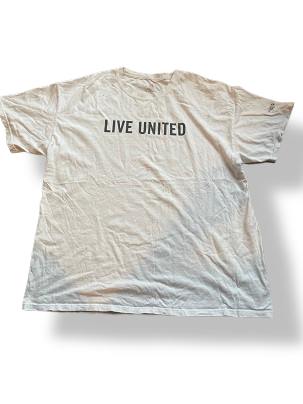 Rubynee Vintage y2k Live united white t-shirt size L