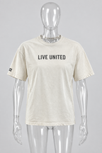 Vintage y2k Live united white t-shirt size L