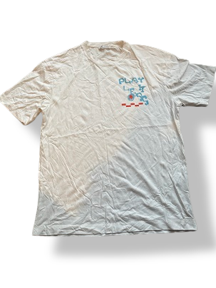 Rubynee Vintage y2k zara white mens Tshirt size L