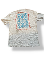 Rubynee Vintage y2k zara white mens Tshirt size L