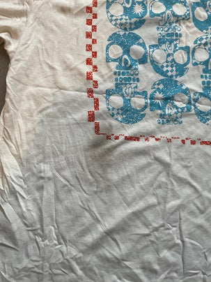 Rubynee Vintage y2k zara white mens Tshirt size L