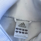 Vintage women Adidas white full zip track jacket UK 12|L22 W15|SKU 6410