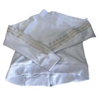 Vintage women Adidas white full zip track jacket UK 12|L22 W15|SKU 6410