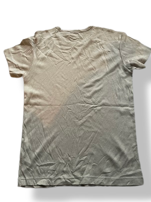 Rubynee Vintage y2k Zara Beige mens tshirt
