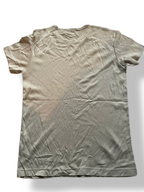 Rubynee Vintage y2k Zara Beige mens tshirt