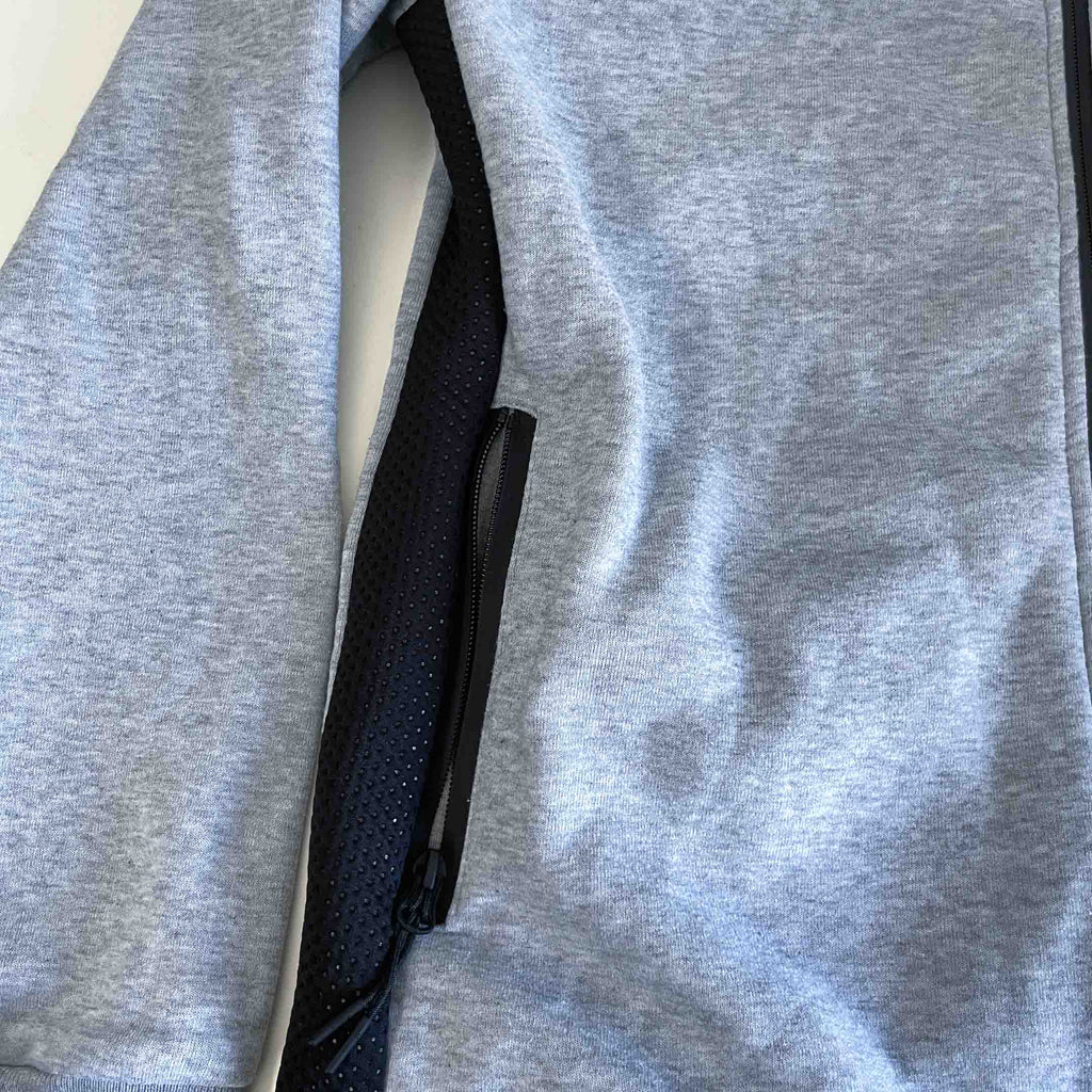 Vintage unisex Everlast full zip grey hoodie in M|L28 W19|SKU 6412