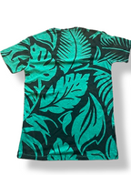 Rubynee vintage y2k Zara mens green leaf pattern tshirts
