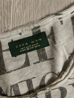 Rubynee Vintage y2k Zara Man beige tshirt