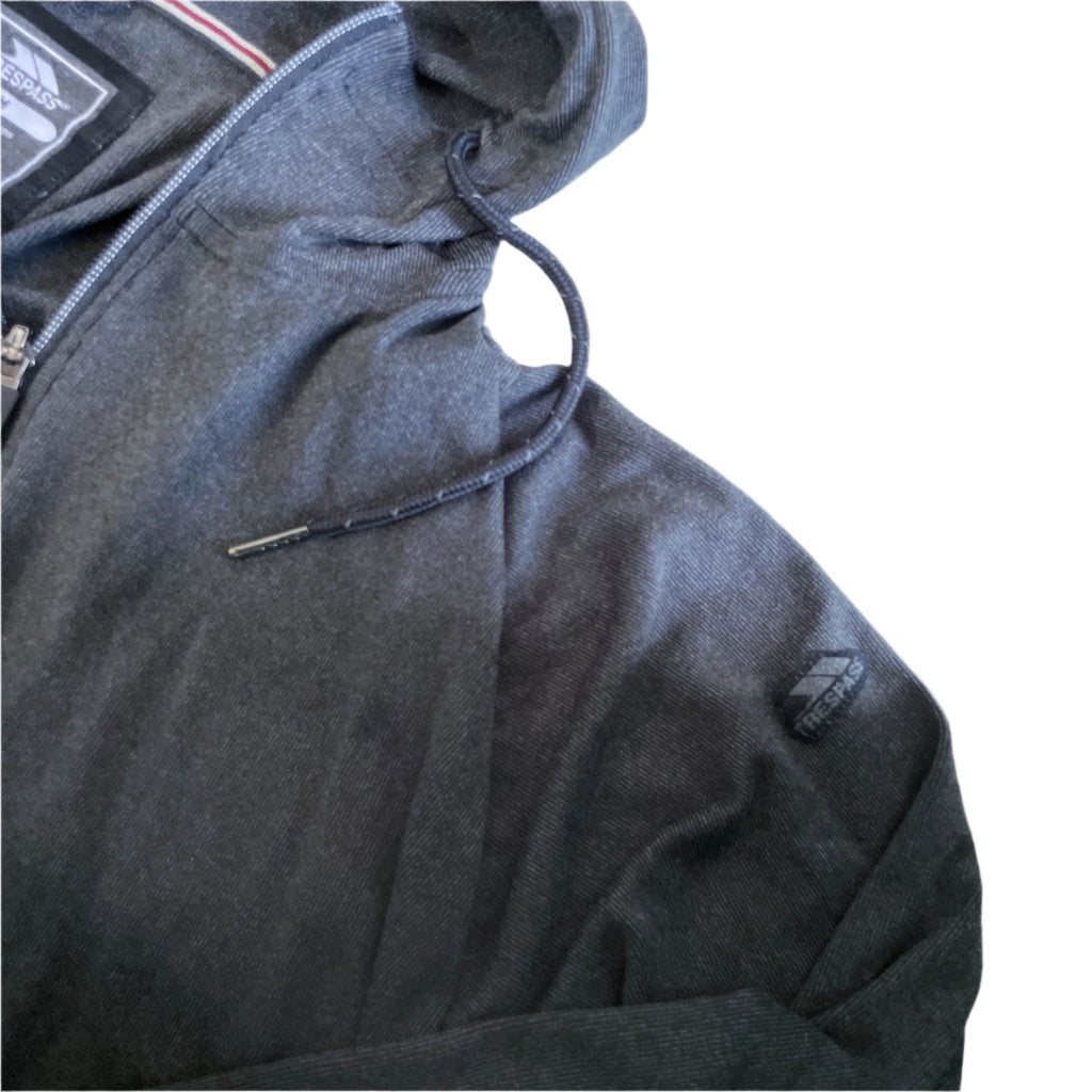 Vintage women Trespass grey full zip hoodie in M|L24 W21|SKU 6416