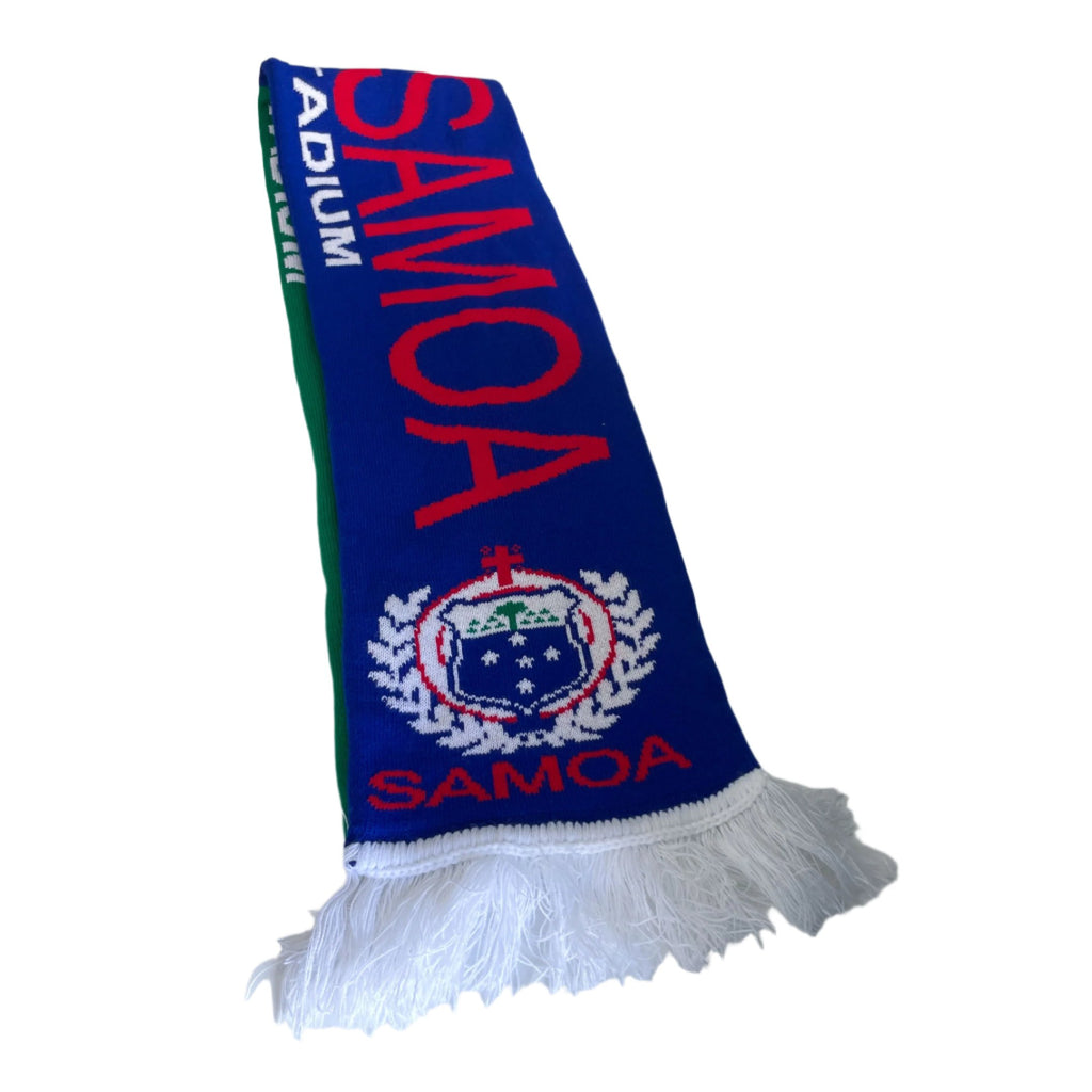 Vintage Samoa Ireland Aviva Stadium fans green blue scarf|L52 W7|SKU 6433