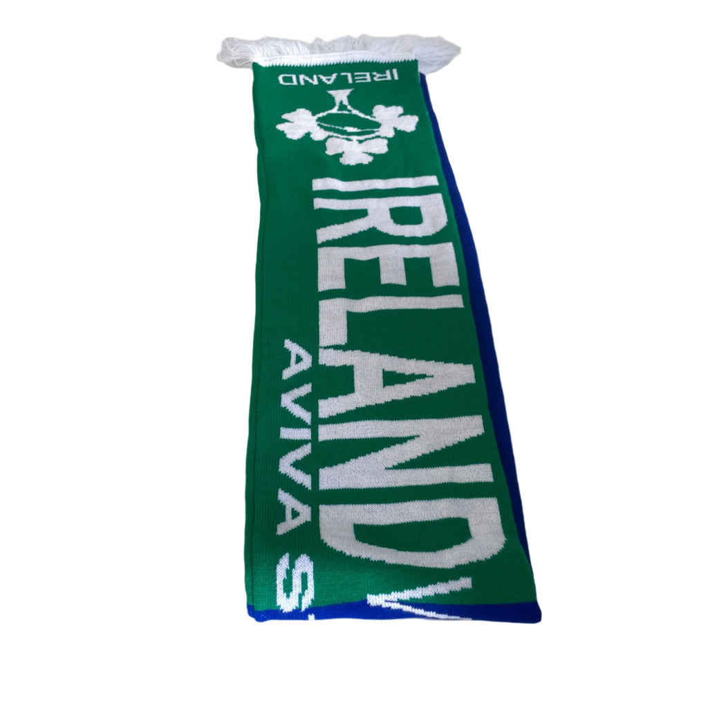 Vintage Samoa Ireland Aviva Stadium fans green blue scarf|L52 W7|SKU 6433