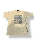 Rubynee Vintage y2k Quiksilver cream T-shirt