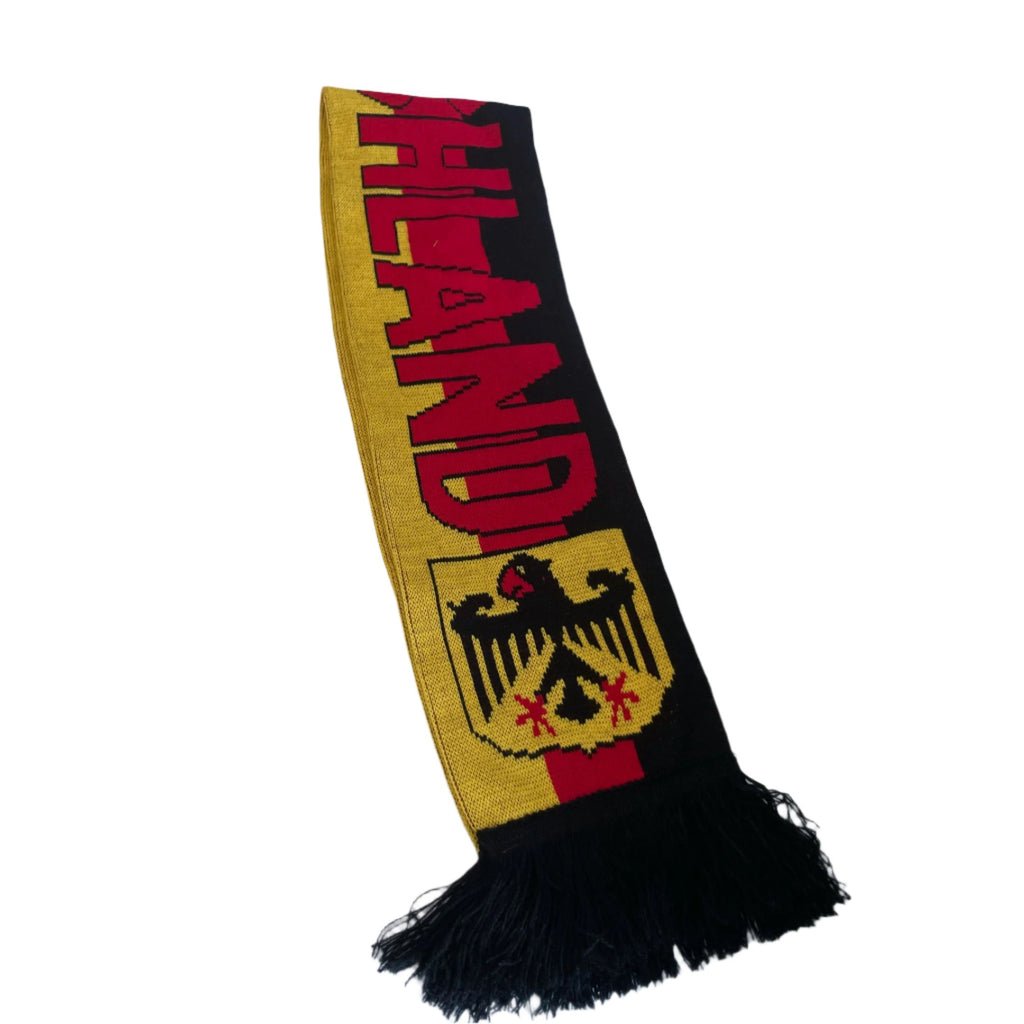Vintage Germany football fan embroidery scarf in multi colour|L52 W7|SKU 6439
