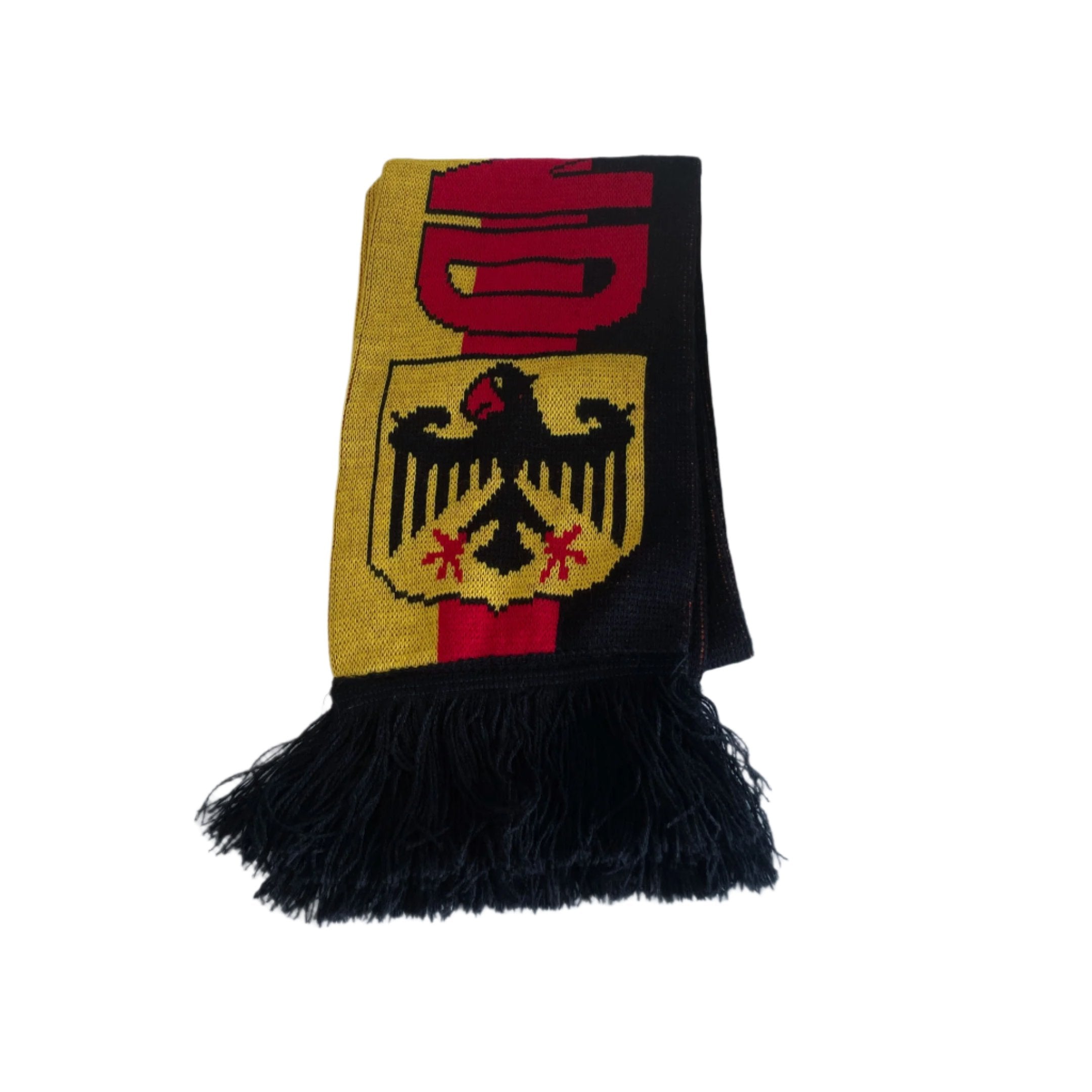 Vintage Germany football fan embroidery scarf in multi colour|L52 W7|SKU 6439