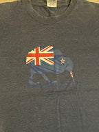 Rubynee Vintage y2k Mens blue Union Jack T-Shirt size S