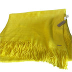Vintage women Yellow River Island Pashmina rectangular scarf|L80 W22|SKU 6425