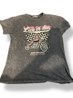 Rubynee Vintage y2k FB sisters grey graphics tshirt size S