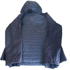 Vintage women black Free Country full zip shell puffer padded hoodie in M|L27 W20|SKU 6431