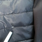 Vintage women black Free Country full zip shell puffer padded hoodie in M|L27 W20|SKU 6431