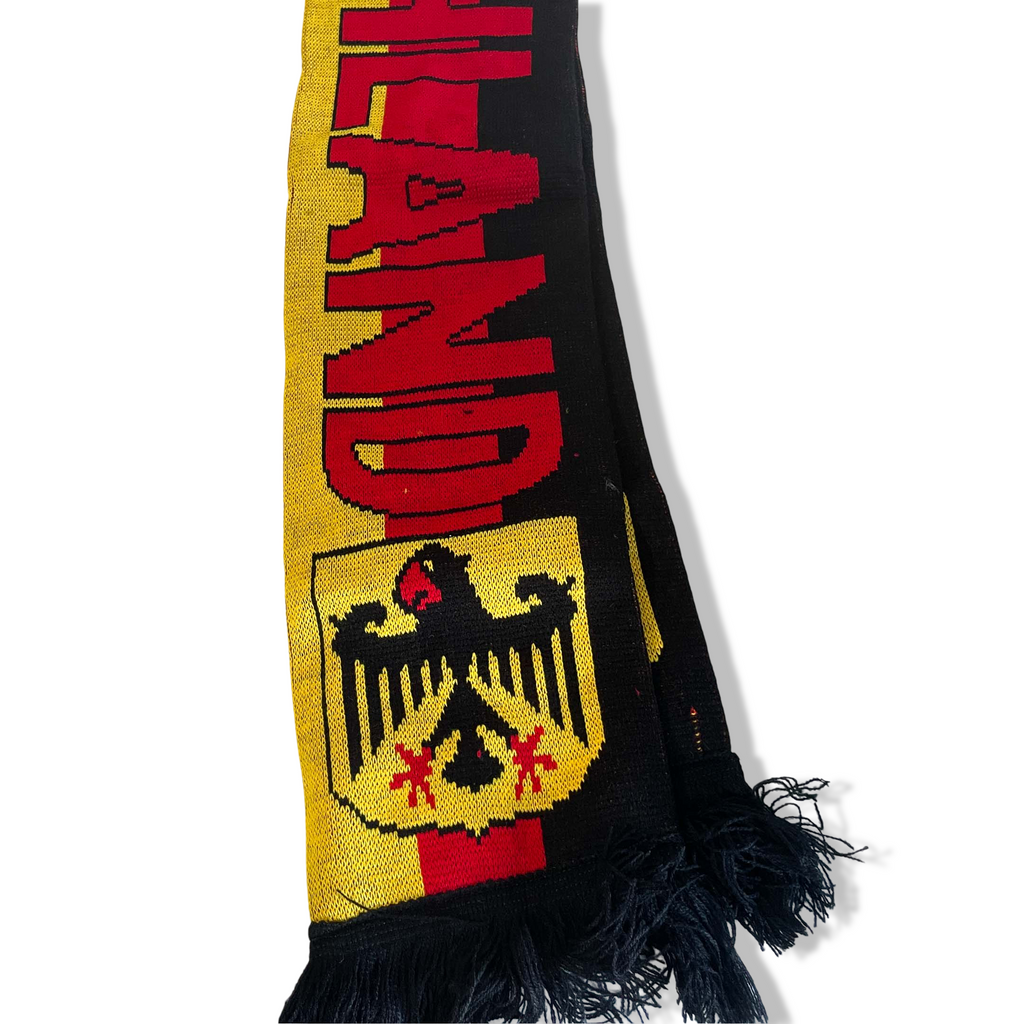 Vintage germany football fan embroidery scarf in multi colour|L52 W7|SKU 6432