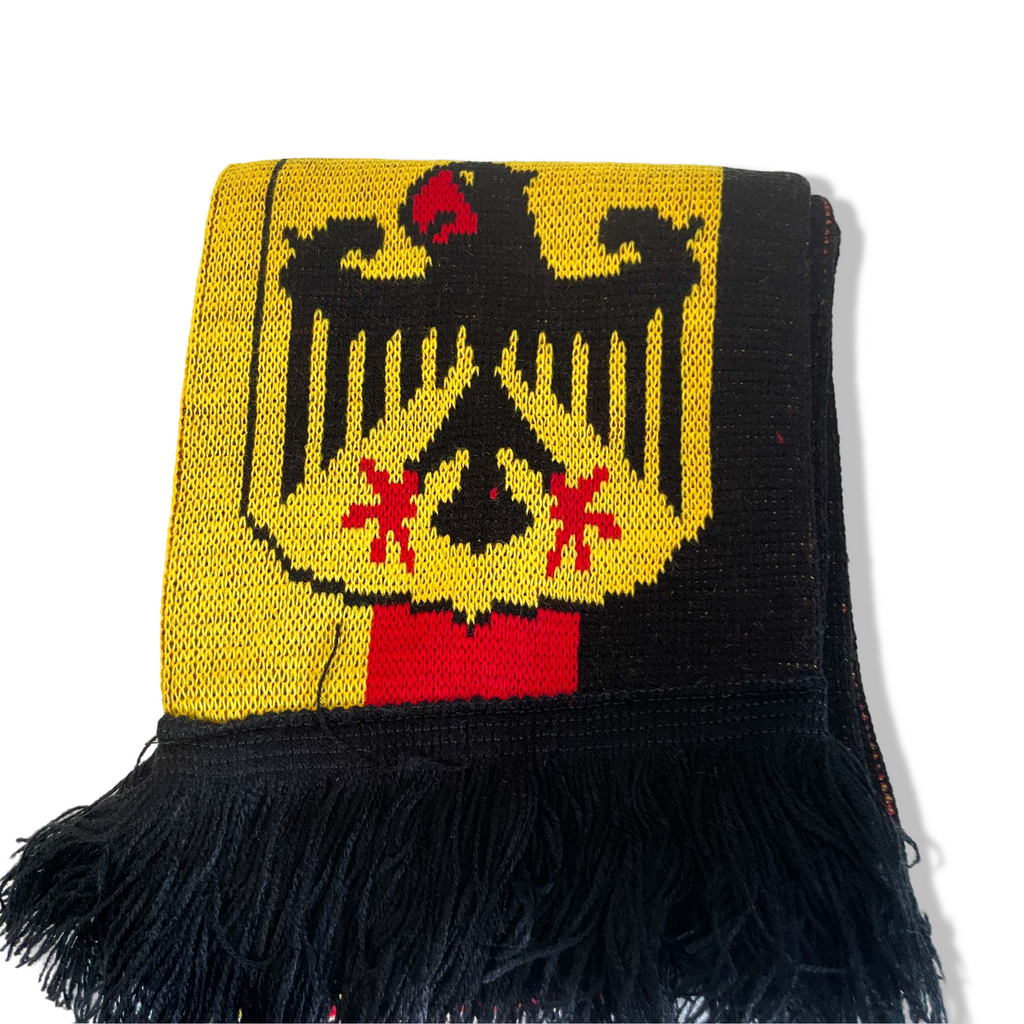 Vintage germany football fan embroidery scarf in multi colour|L52 W7|SKU 6432
