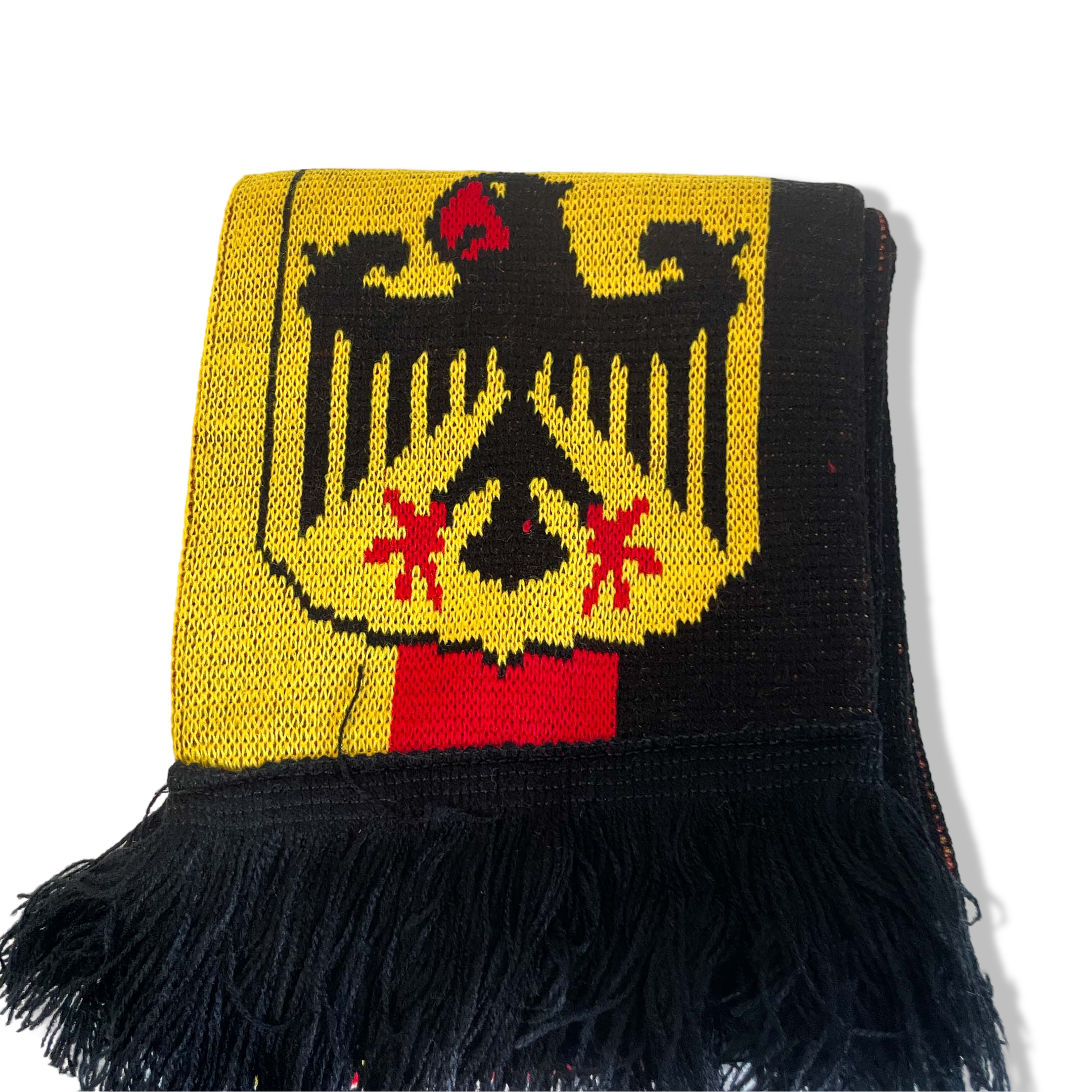 Vintage germany football fan embroidery scarf in multi colour|L52 W7|SKU 6432