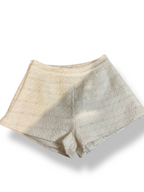 Rubynee Vintage y2k womens White cotton mini short