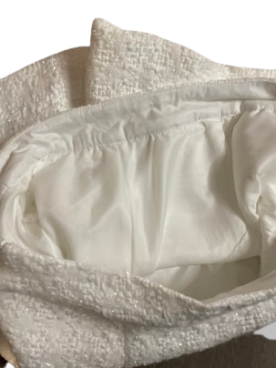 Rubynee Vintage y2k womens White cotton mini short
