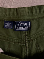 Rubynee Vintage y2k Cherokee denim Mint green womens shorts