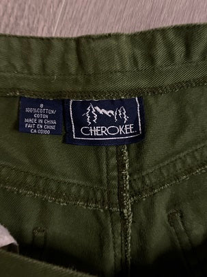 Rubynee Vintage y2k Cherokee denim Mint green womens shorts