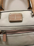 Rachels Closet Vintage y2k Jasper Conran white leather bag with brown handle