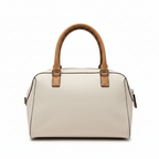 Rachels Closet Vintage y2k Jasper Conran white leather bag with brown handle