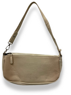 Rachels Closet Vintage y2k Womens small envelope crossbody shoulder leather cream handbag