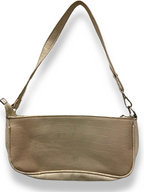 Rachels Closet Vintage y2k Womens small envelope crossbody shoulder leather cream handbag