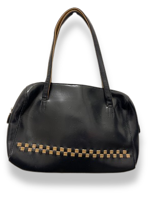 Rachels Closet Vintage y2k Joanna Hall authentic leather black travel bag