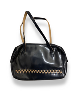 Rachels Closet Vintage y2k Joanna Hall authentic leather black travel bag